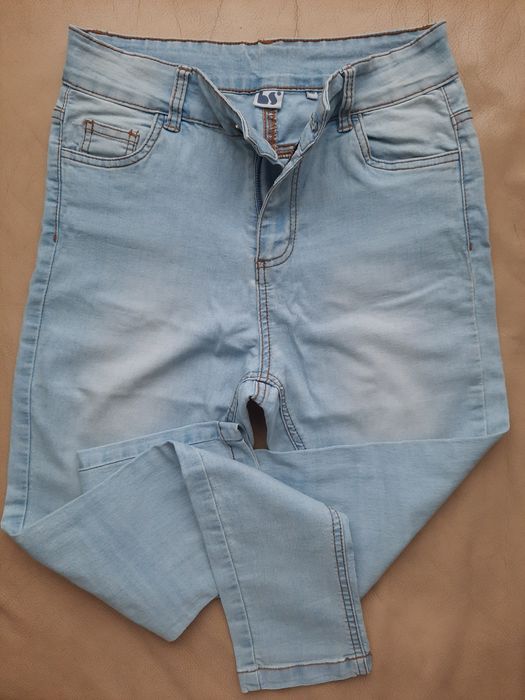 Calças de ganga clara