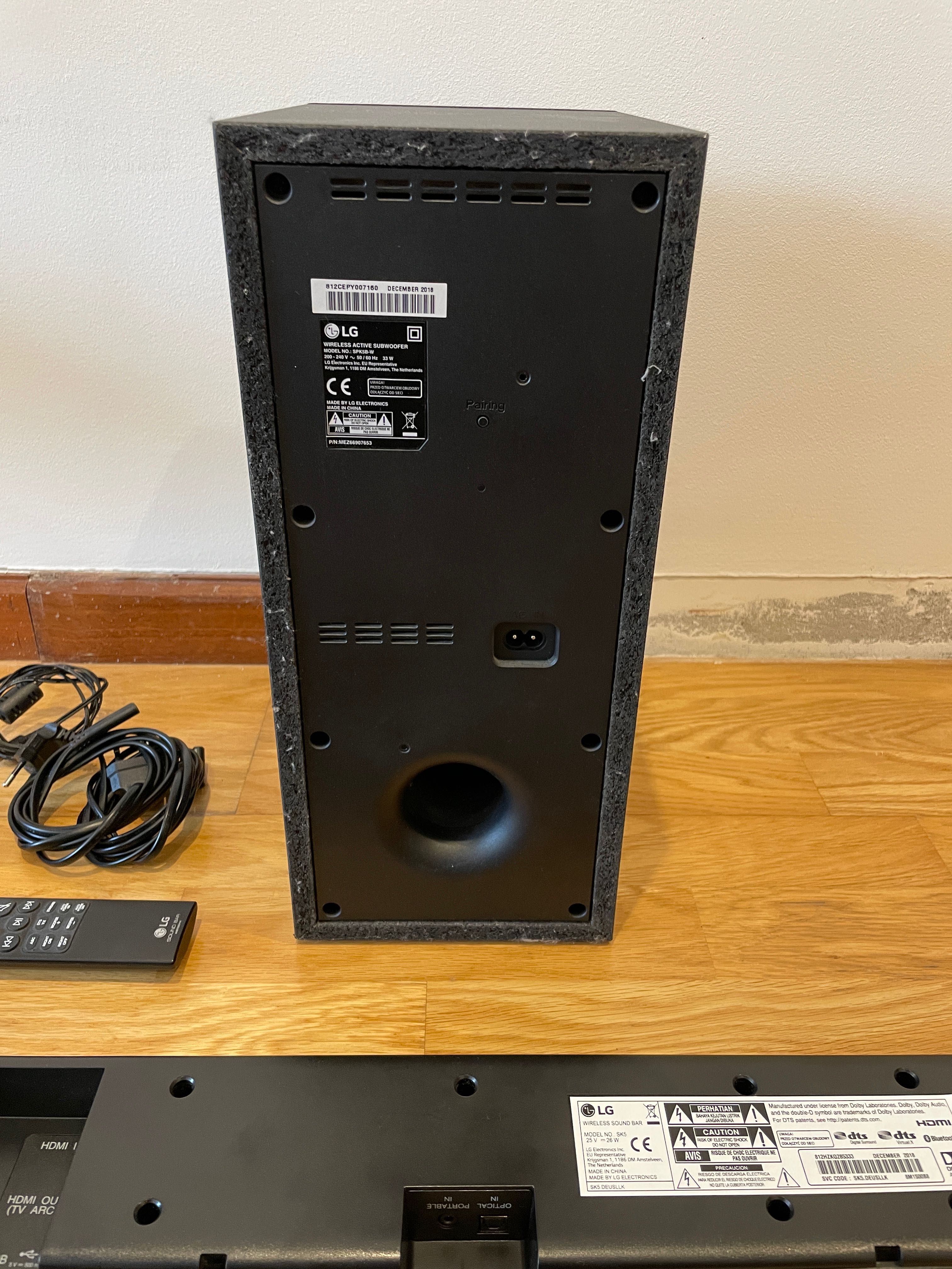 Soundbar Lg Sk5 como nova