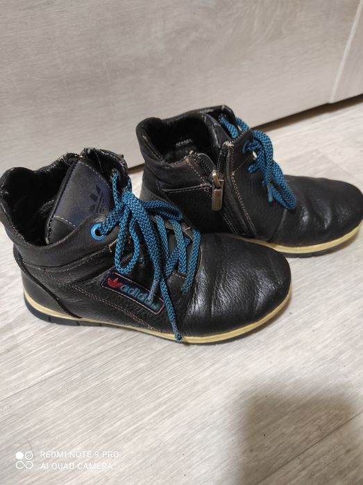 Зимние кожаные красовки