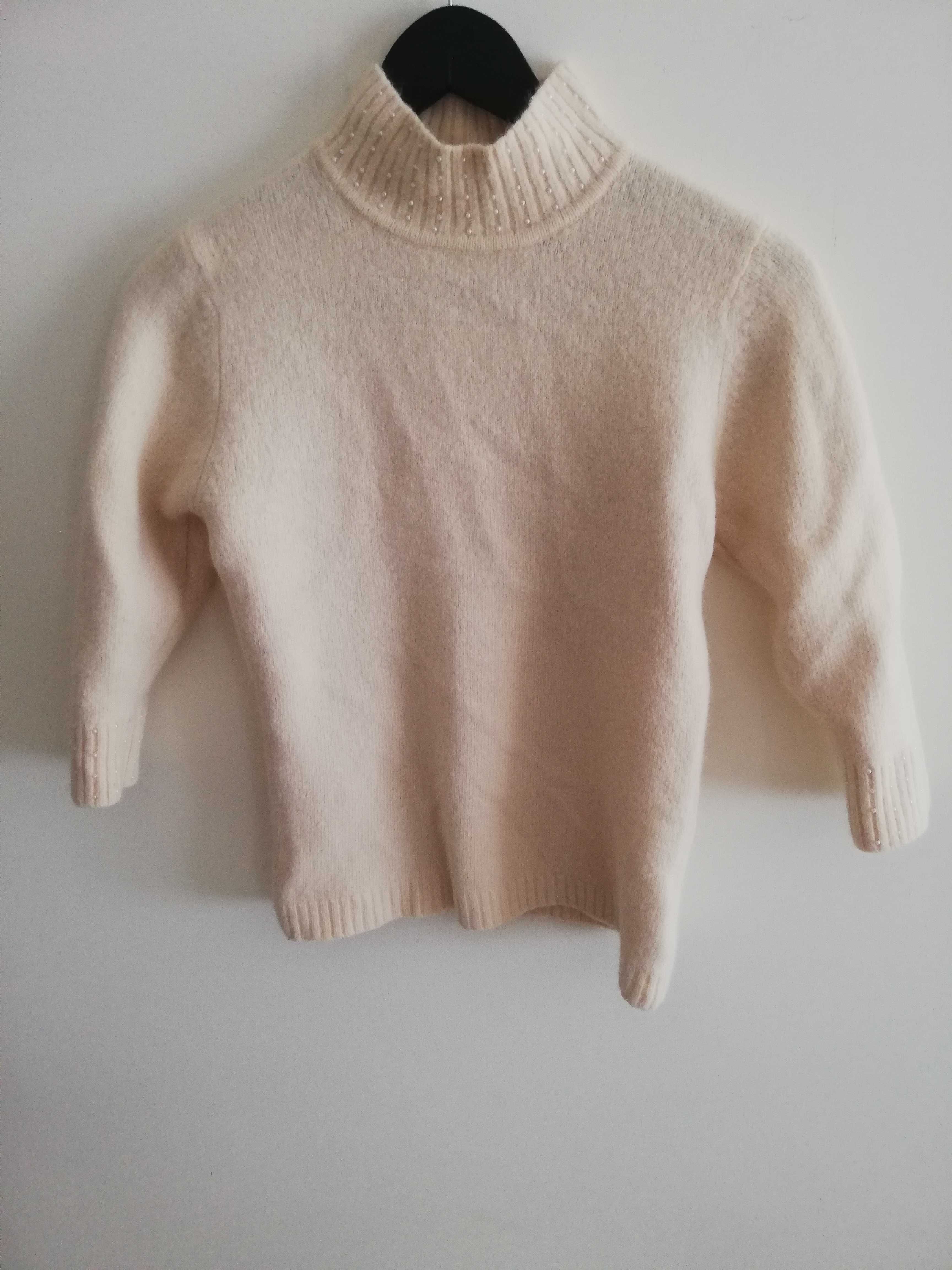sweter R.leezio xs s 34 36 sweter z angory 90% R.leezio 36