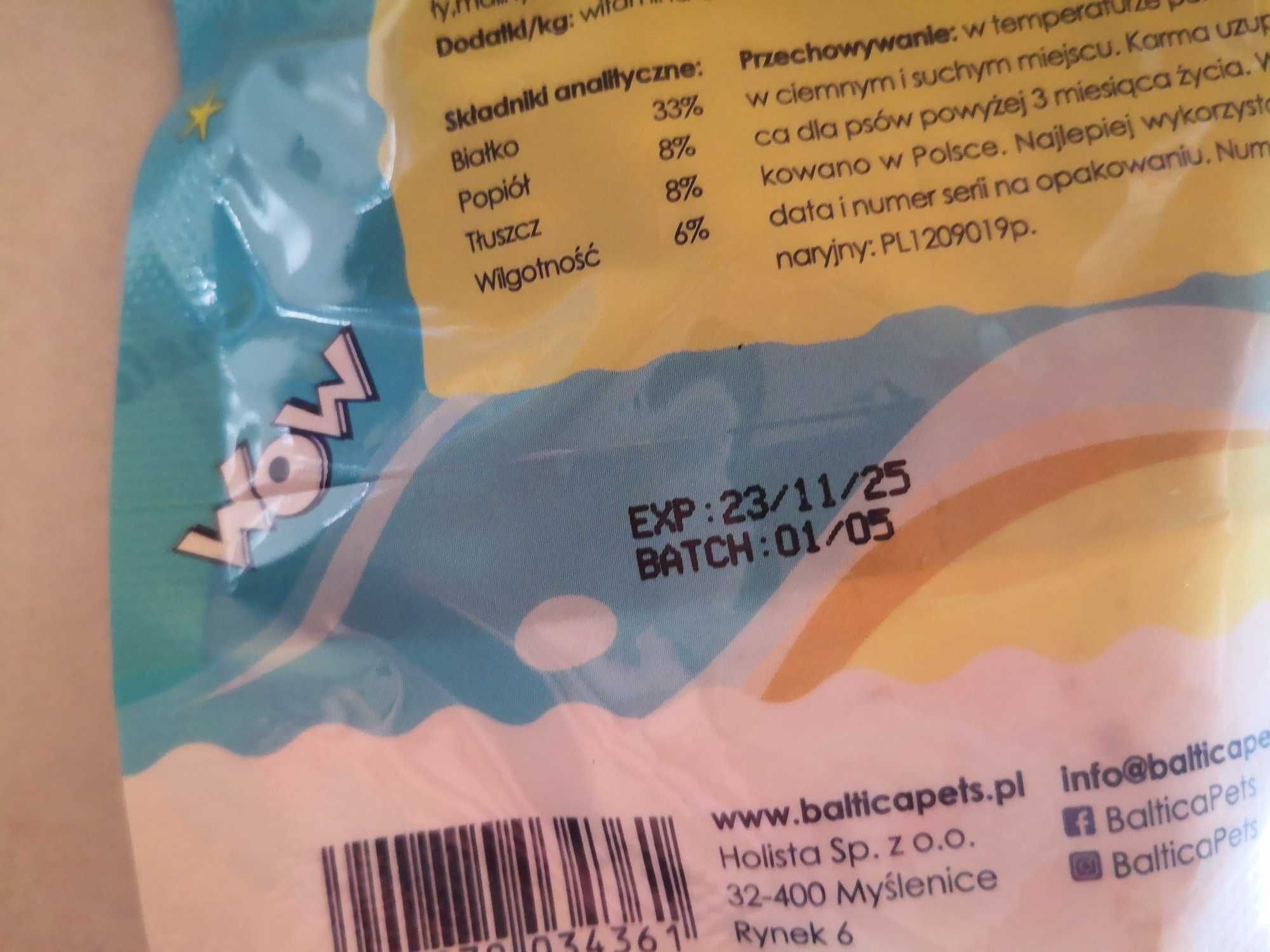 Zestaw smakołyków dla psa Baltica