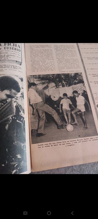Benfica 1966 Meu nome é Eusébio Revista Flama