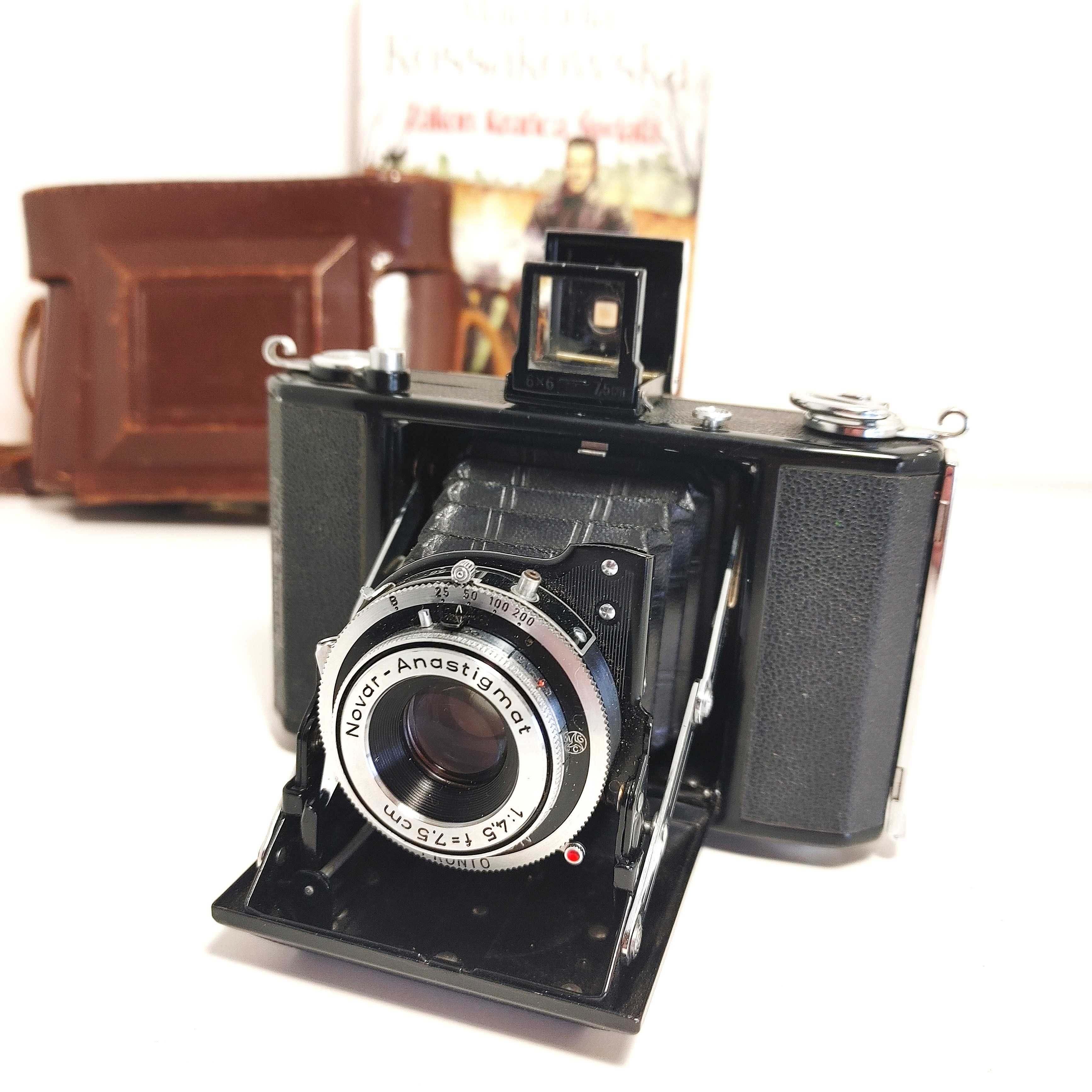 Topowy aparat mieszkowy Ikon Zeiss NETTAR 515/16 Lens 1:4,5 75mm