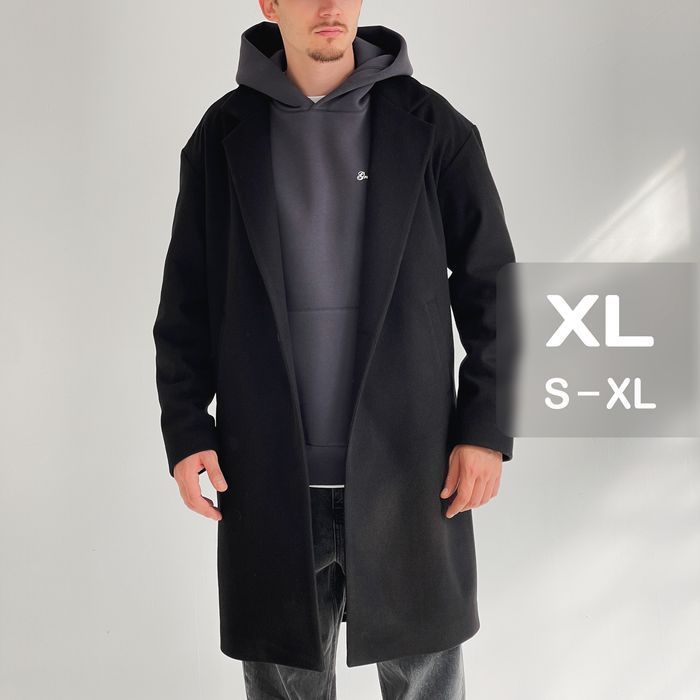 Пальто мужское длинное, чоловіче довге, куртка мужская чоловіча XL