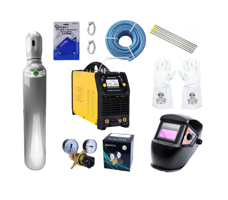 SPAWARKA MAGNUM TIG THF 238P AC/DC PRO LCD Zestaw -Najtaniej -Negocjuj