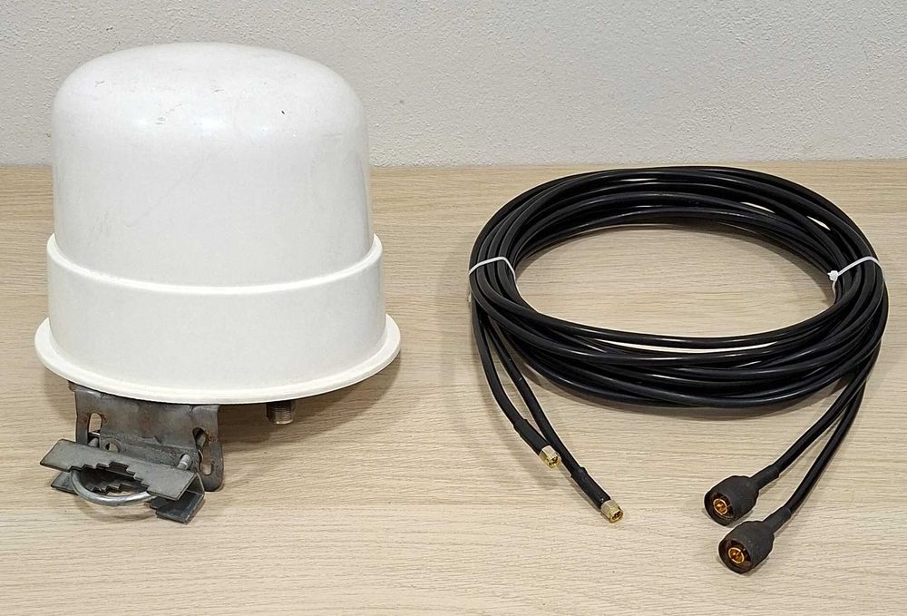 Antena LTE MIMO Dookólna + przewód 2x5m POLECAM!