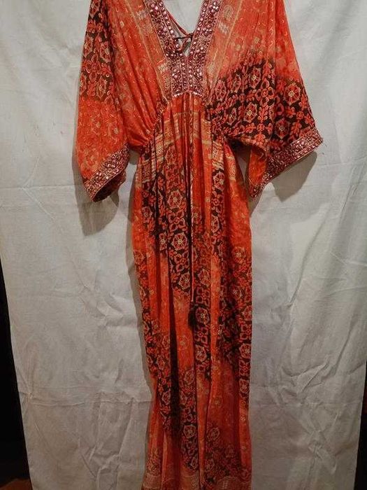 Розкішна пляжна шовкова сукня максі Bigg Bull by Blue Hills