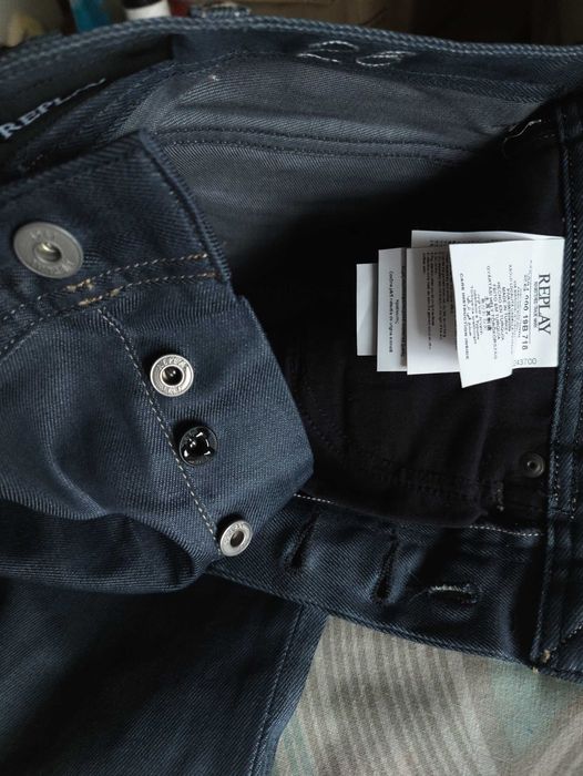 Джинсы Replay Blue jeans Italy W28 stretch navy.