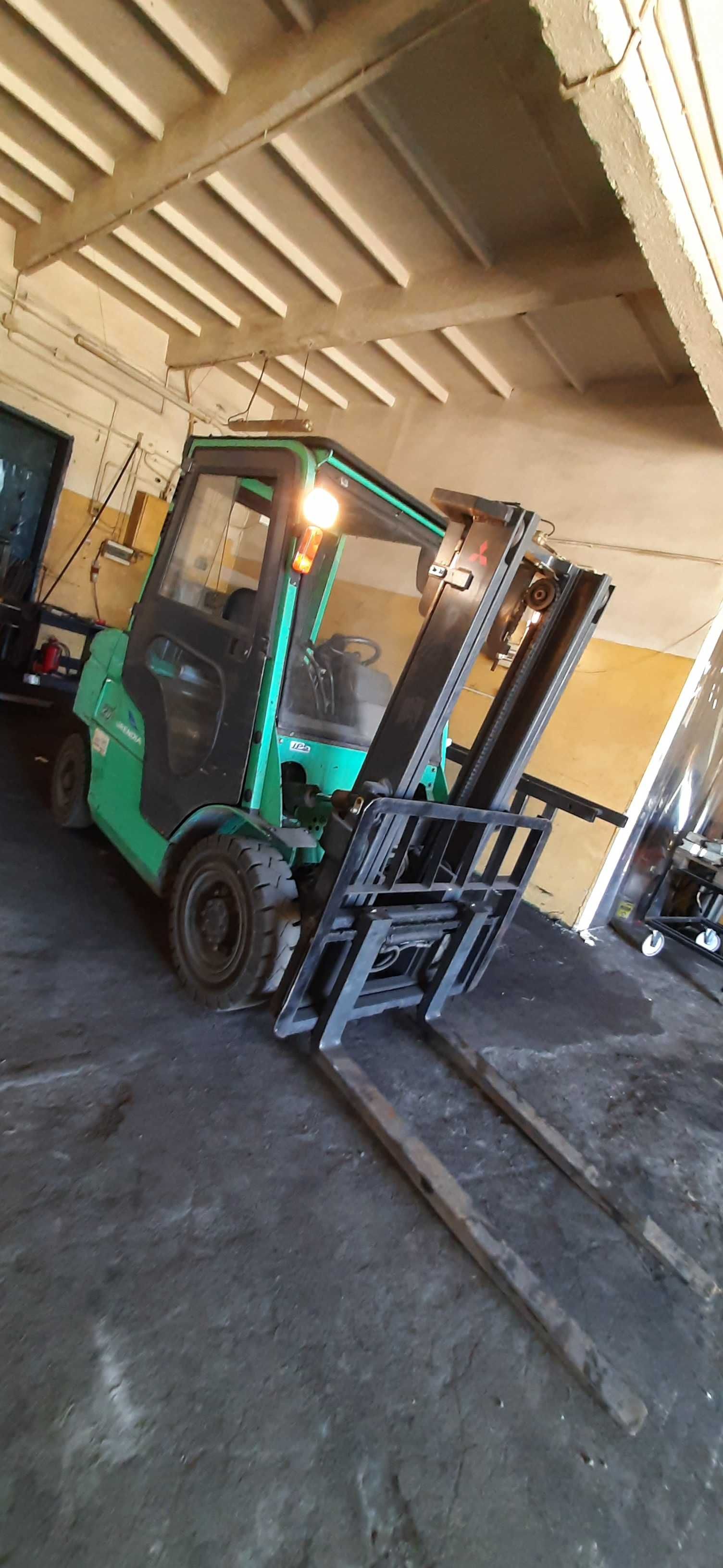 Wózek Widłowy Mitsubishi FG25N 2015r 2,5t LPG UDT Przebieg 8,7tyś h