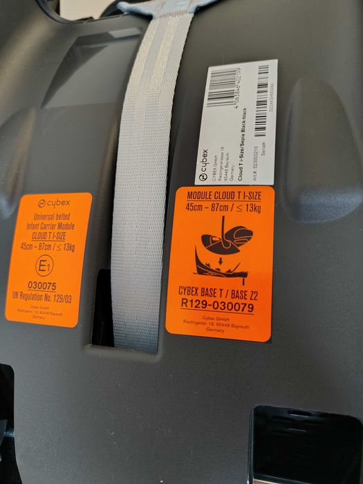 Автокресло Cybex Cloud T i-size Sepia Black автолюлька