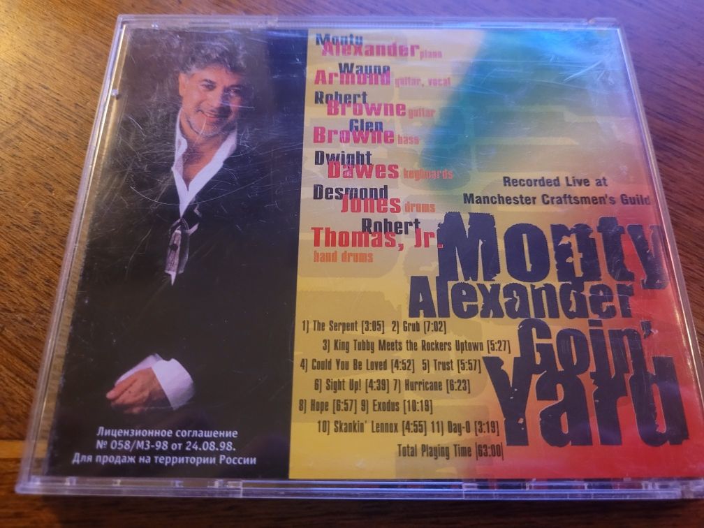 CD Monty Alexander Goin' Yard 2002 ltd