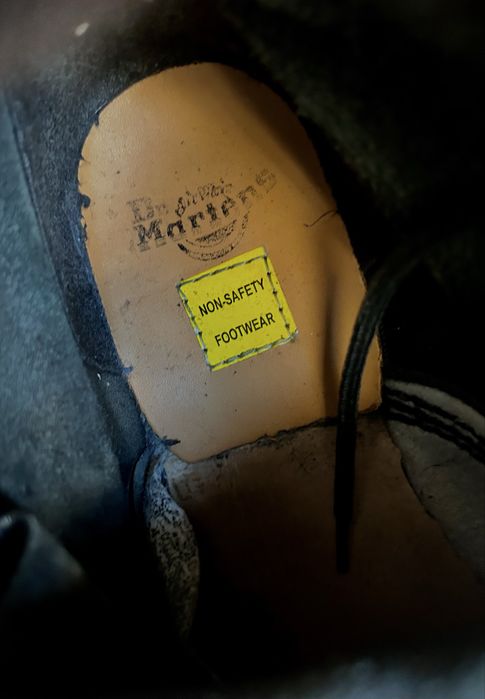 Glany dr. Martens unisex rozm. 41, czarne, skóra licowa.