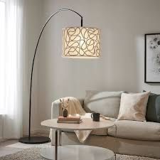 Lampa łukowa IKEA SKAFTET i klosz VINGMAST w dobrym stanie
