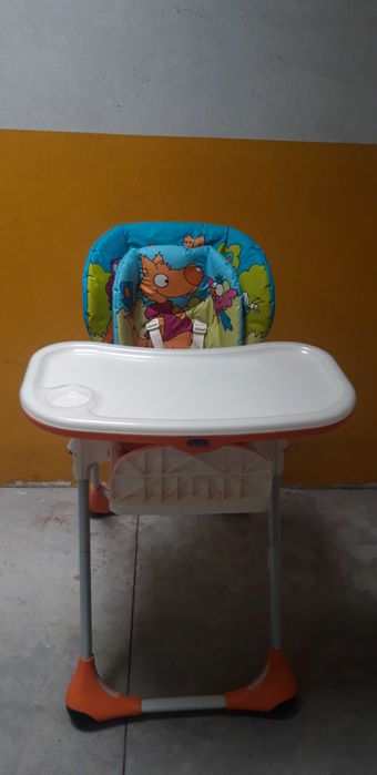 Cadeira de refeição Chicco Polly 2 em 1 _ Bom estado e barata!