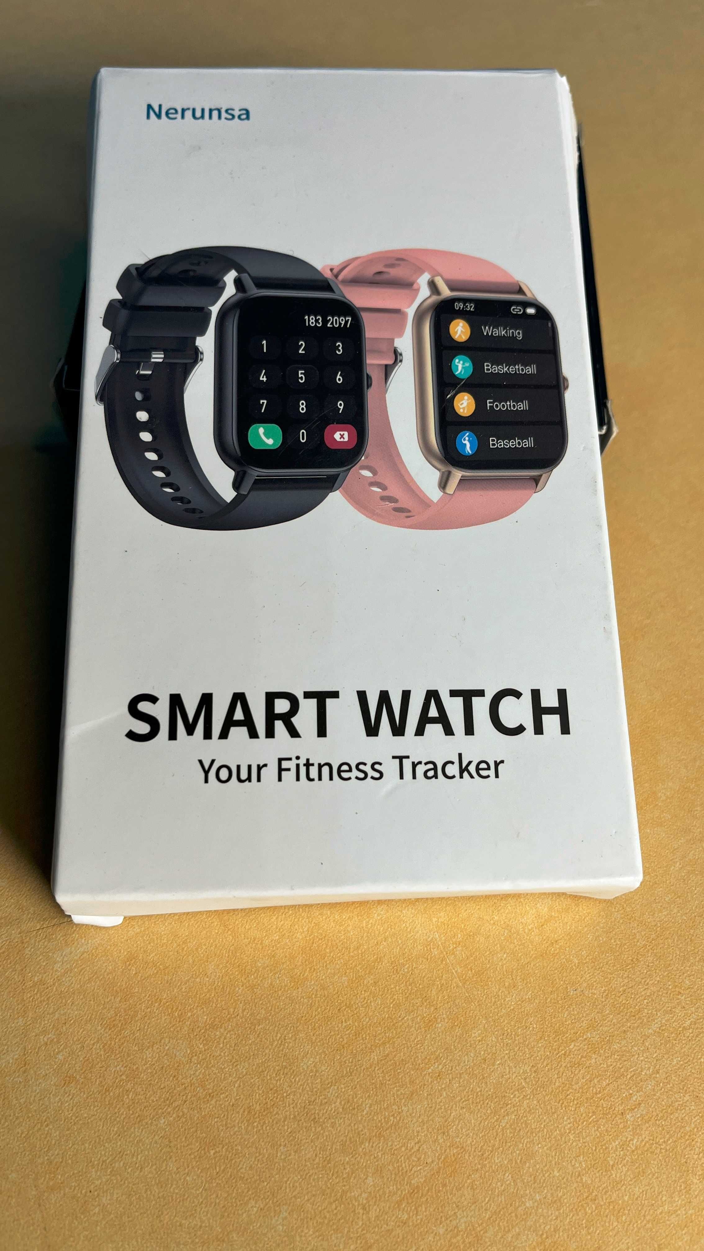 Smartwatch Zegarek, połączenia, IP68, tętno, sen, stoper NERUNSA spp71