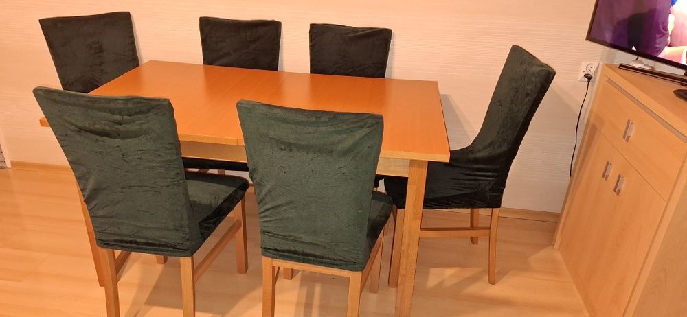 Sprzedam stół rozkładany + 6 krzeseł