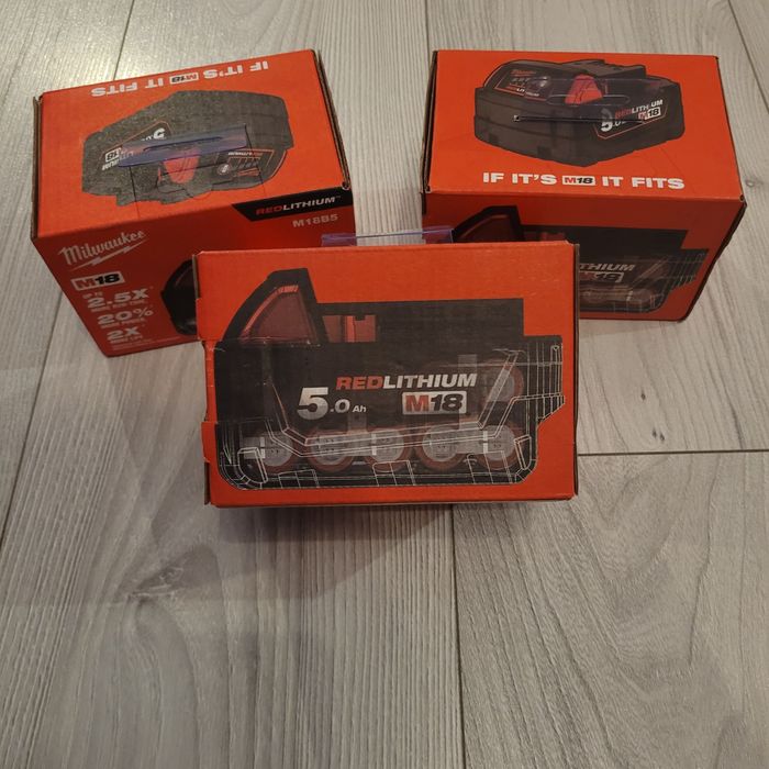 Baterie Milwaukee m18 5Ah