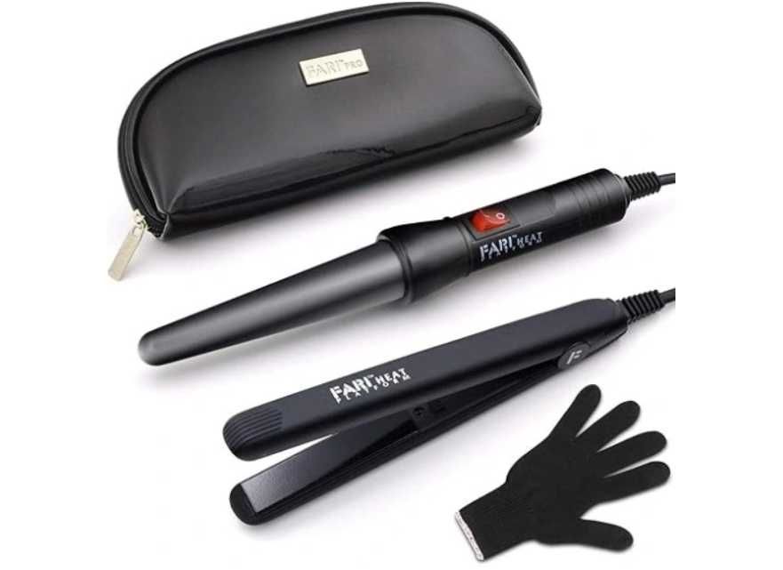 FARI Podróżna lokówka i mini prostownica 2 w 1