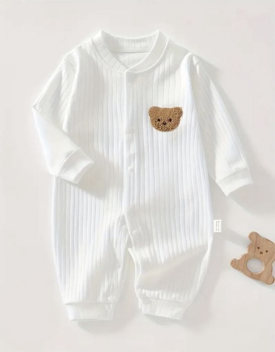 Набір: комбінезон + шапочка • 0–3 міс