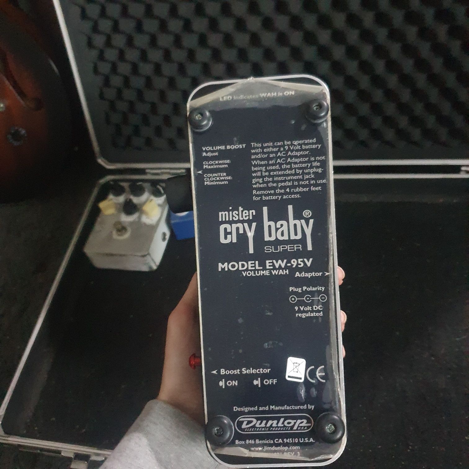 Педаль эффектов Dunlop Mister Crybaby EW-95V