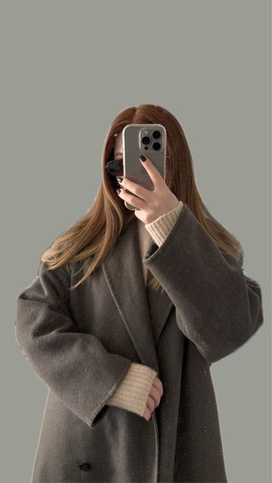 пальто zara шерсть сіре