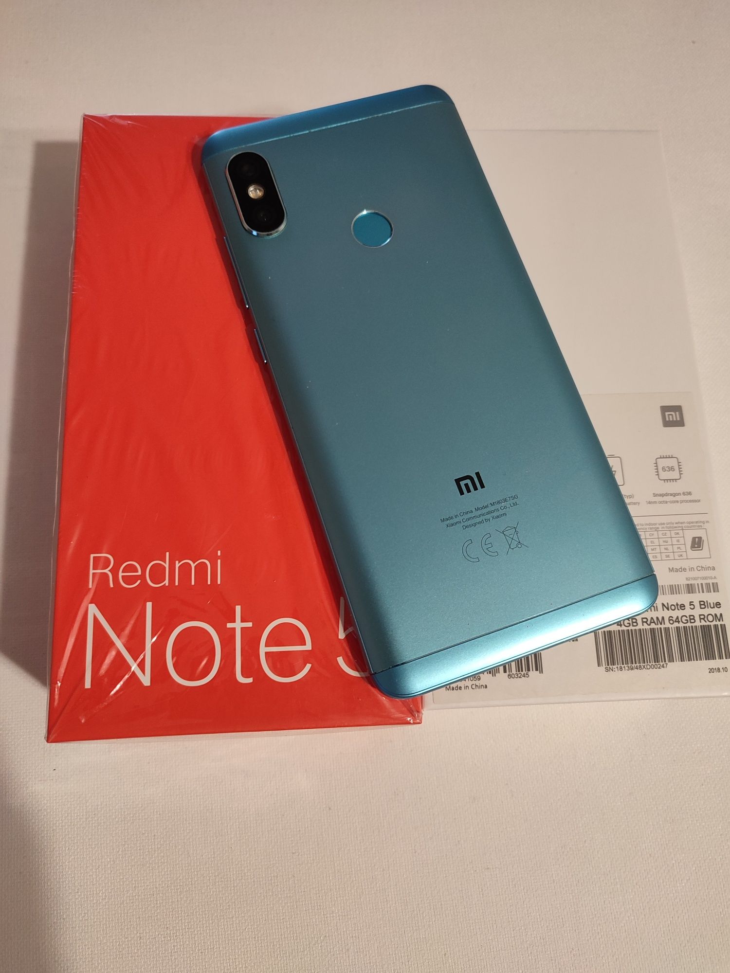 Xiaomi redmi note 5, 4/64Gb