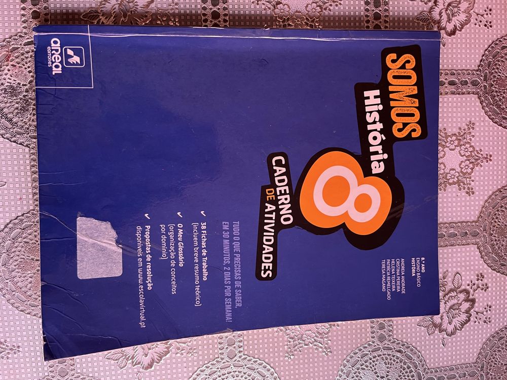 História 8 ano caderno de fichas RESERVADO