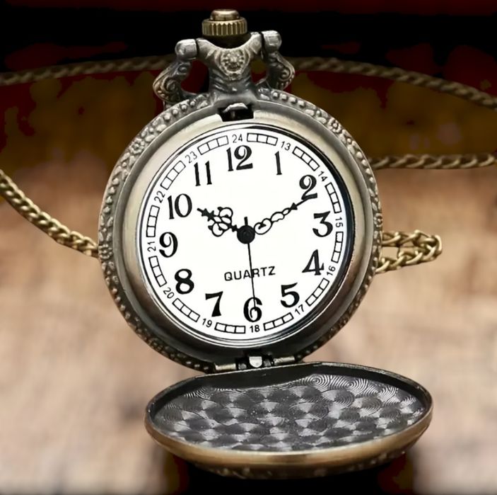 Relógio de Bolso Rosas