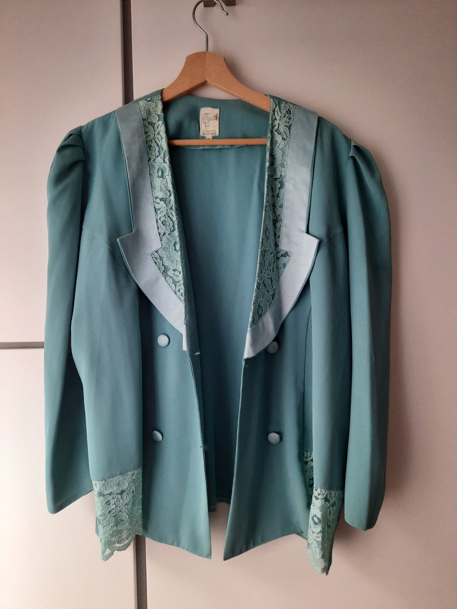 Elegancka marynarka damska żakiet Vintage Italiana r. XL