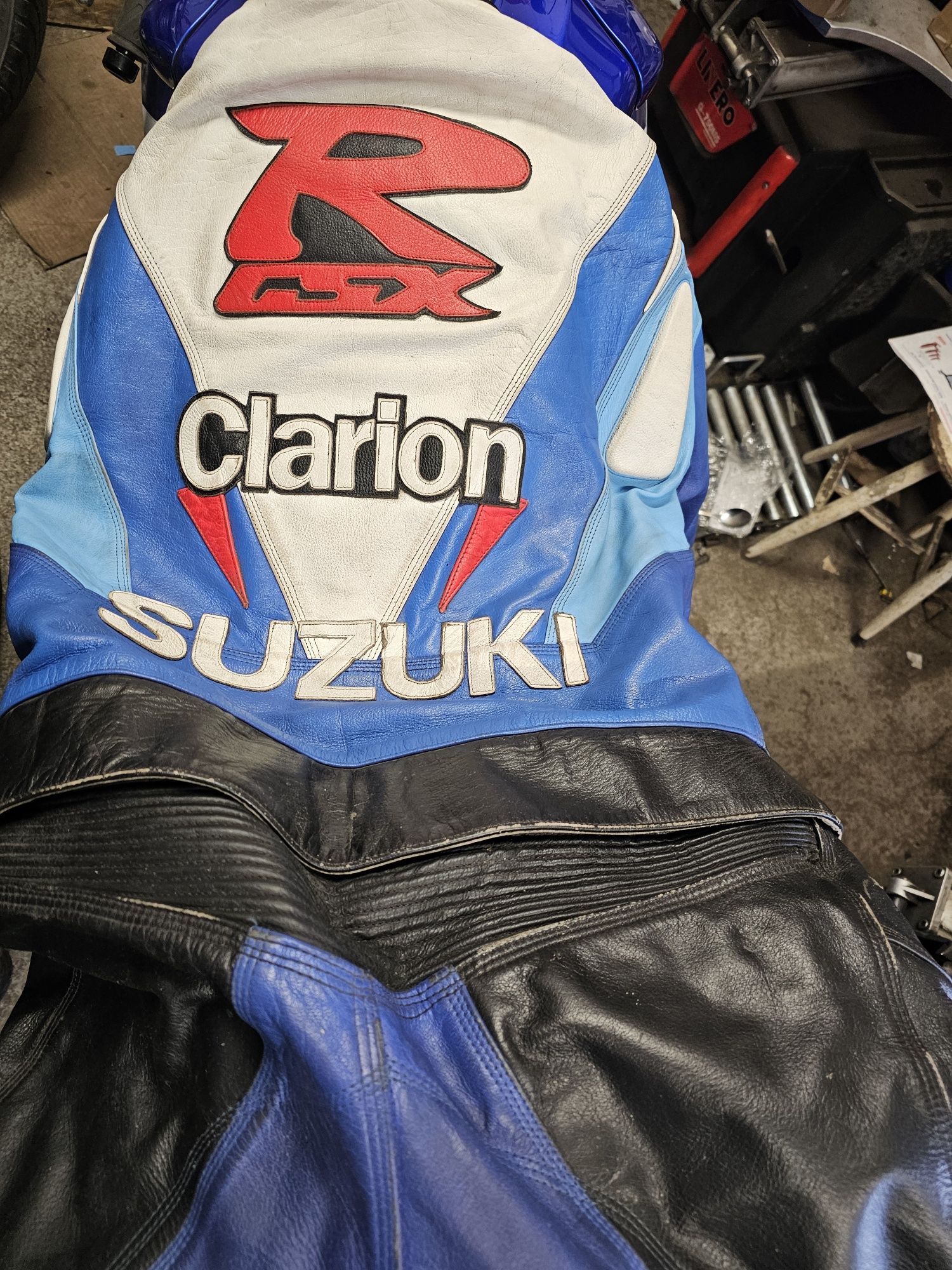 Kombinezon Clarion Suzuki gsxr kask Nolan n87 gsxr