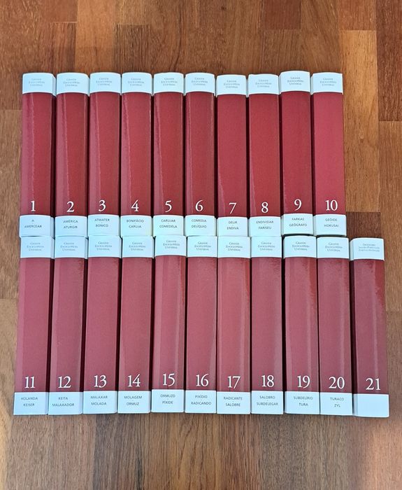 Grande enciclopédia Universal 21 volumes