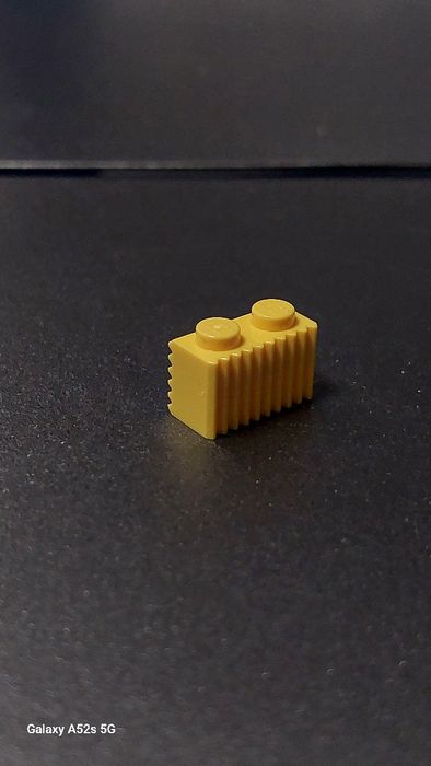 LEGO: 3 szt., różne kolory #2877 klocek żłobienia 1x2 (P449)