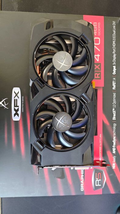 Karta graficzna Radeon RX470 XFX uszkodzona