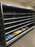 Холодильные регалы, горки, регали холодильні под выносной холод БУ