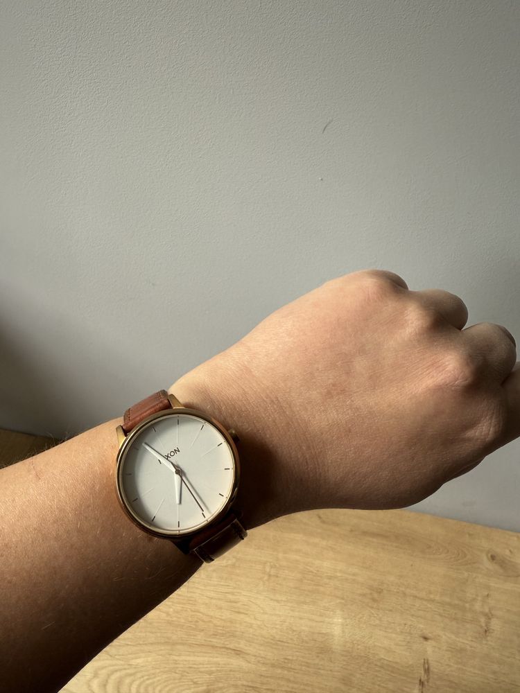 zegarek damski Nixon Kensington Leather rose gold