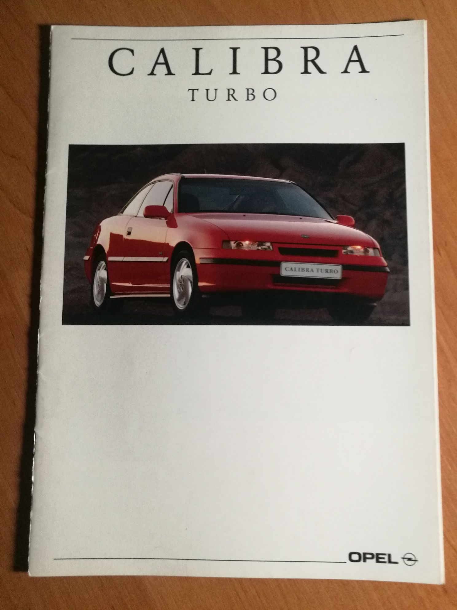 Prospekt Opel Calibra/Turbo/Calibra dodatki szt.3