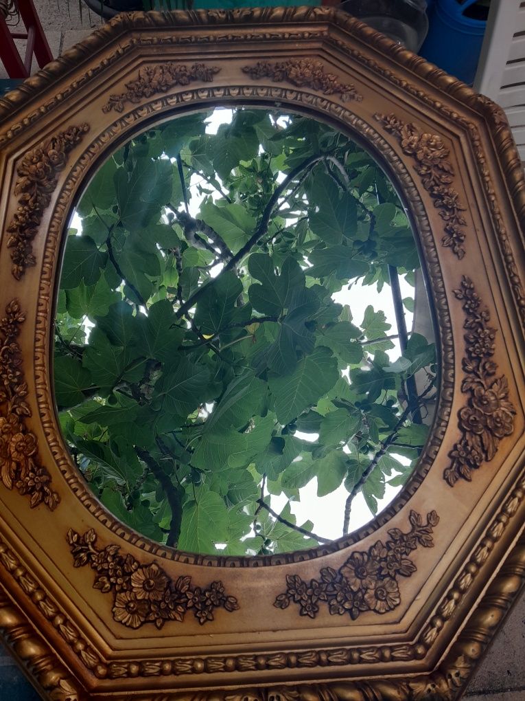 Espelho antigo, dourado (The mimosa collection)