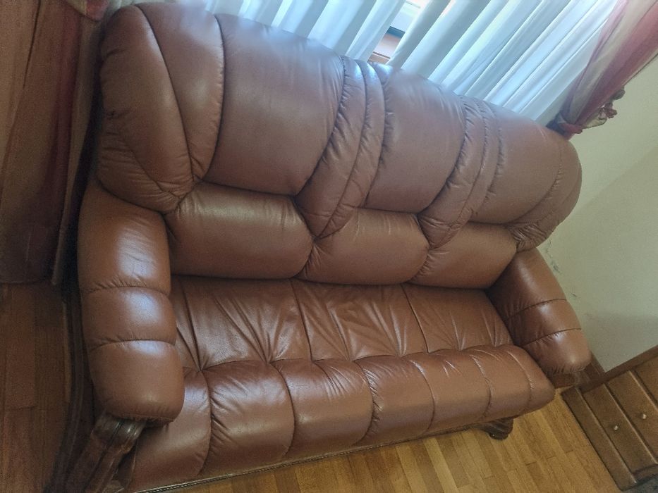 Sofás vintage em pele