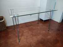 Mesa cozinha 120cm em vidro