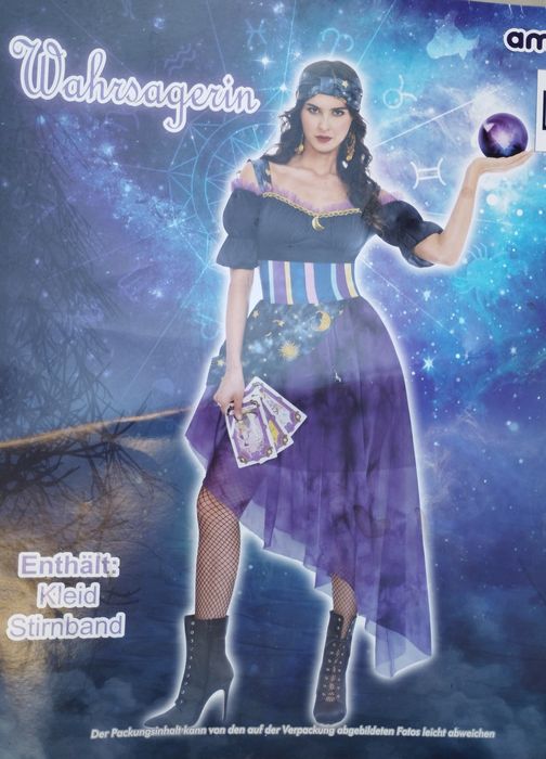 Kostium strój roz.S/M Wróżbitka Tarocistka Cyganka halloween karnawał