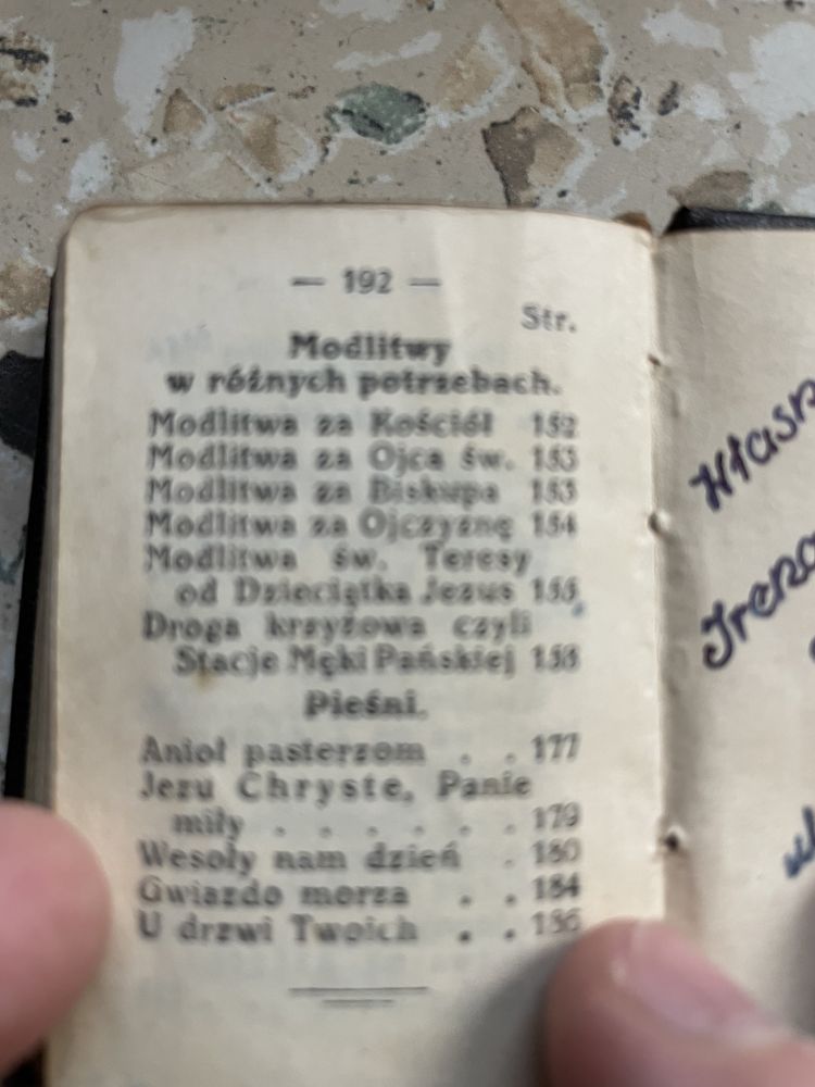 Miniaturowy modlitewnik