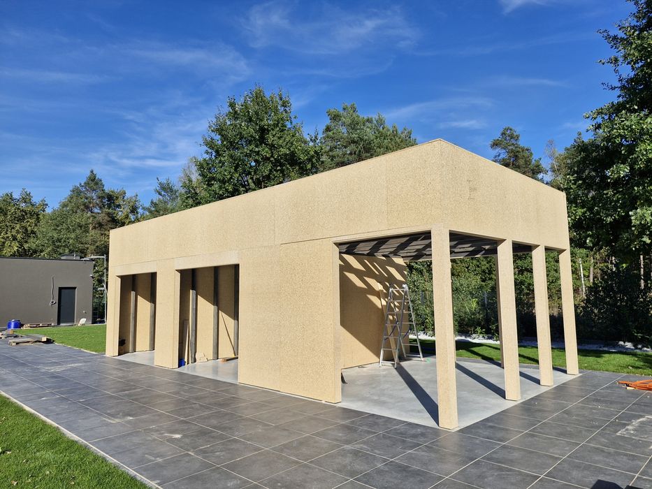 Garaż w systemie szkieletowym