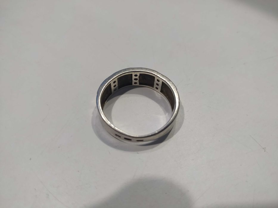 Кольцо серебро 925 золото 375 проба