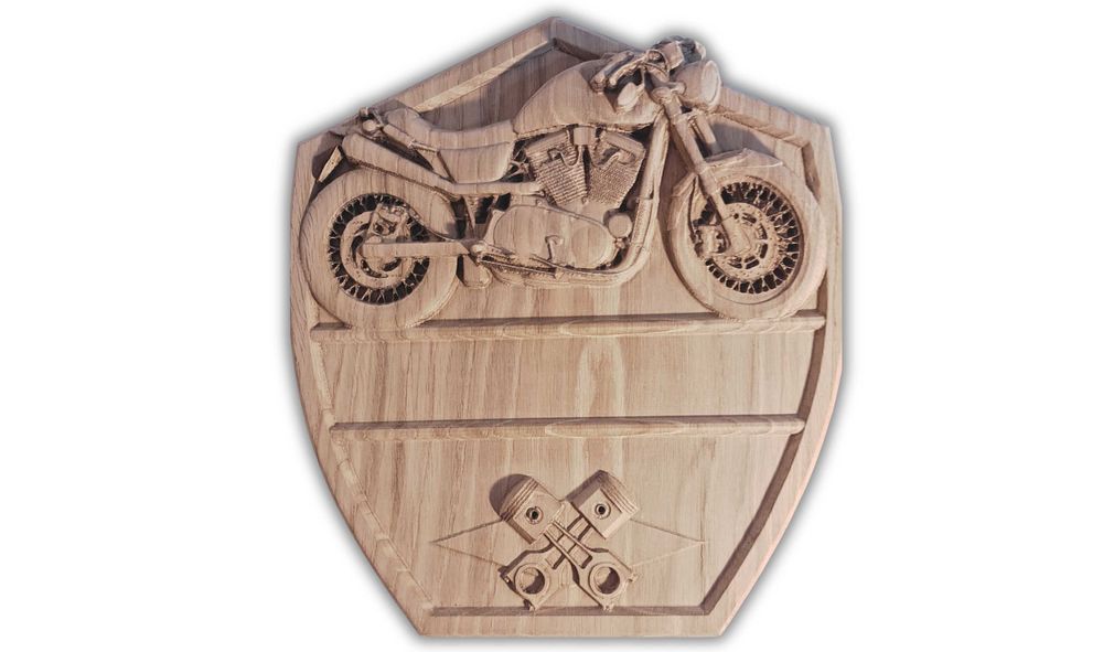 Motocykl MOTOR do powieszenia na ścianie PREZENT