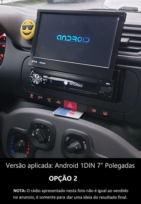 Rádio 2DIN • Fiat PANDA (2003 a 2023) • Android 169/319 GPS