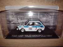 Polski Fiat 126p Rally Rajd Akropolu 1:43 Rajdowy Hachette