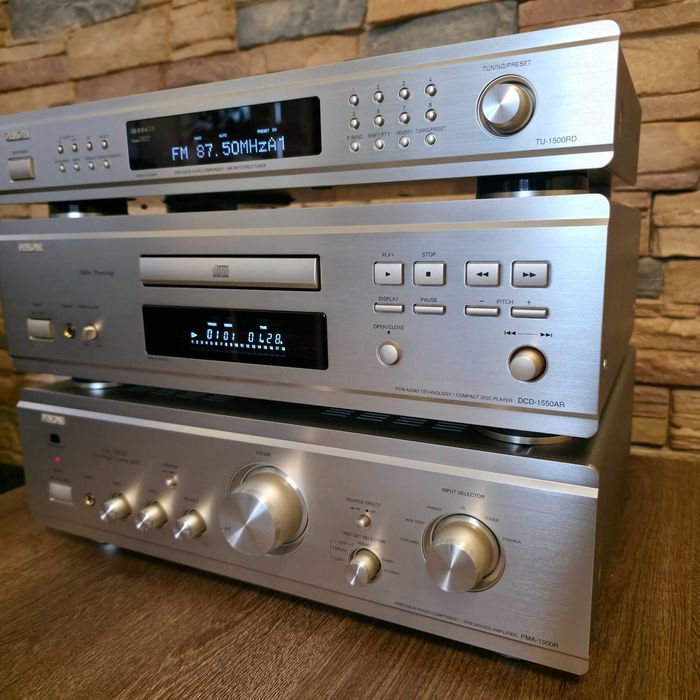 Denon PMA 1500R, DCD 1550AR, TU 1500RD super stan