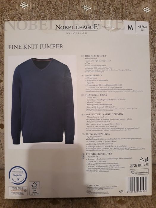 NOWY - Męski sweter rozmiar M 48/50