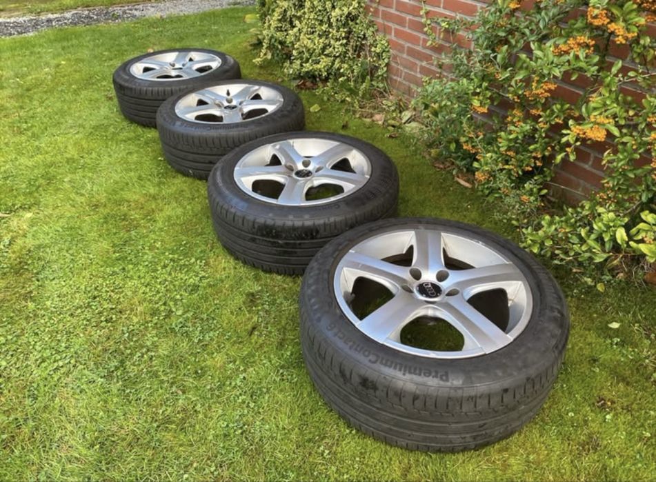 Felgi 5x112 VW Audi z oponami 225/50/17