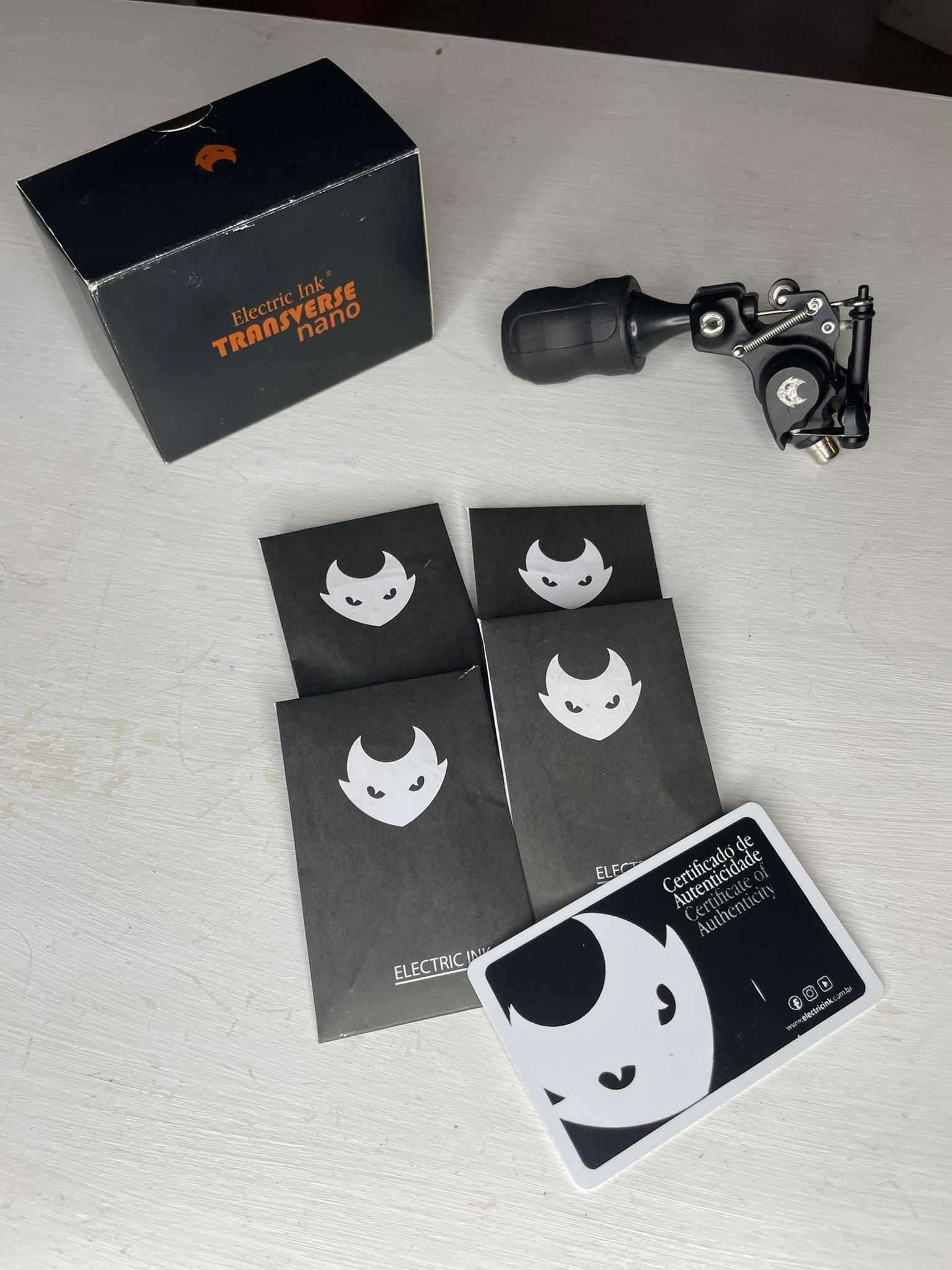Máquina de Tatuagem - Transverse Nano 4.0 + GRIPS
